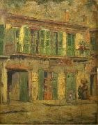 David Maitland Armstrong Toulouse Street, French Quarter oil painting on canvas